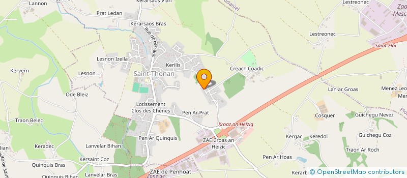 localisation de l'entreprise ATELIER MAXENCE STEPHANE AUTOMOBILES  SAINT-THONAN