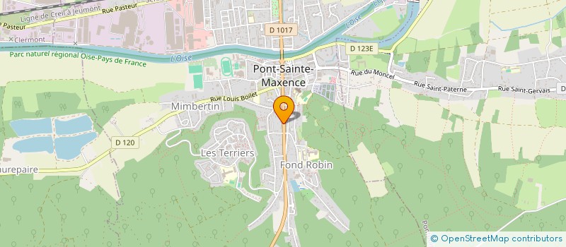 localisation de l'entreprise ATELIER MAXIPONTAIN à PONT-SAINTE-MAXENCE