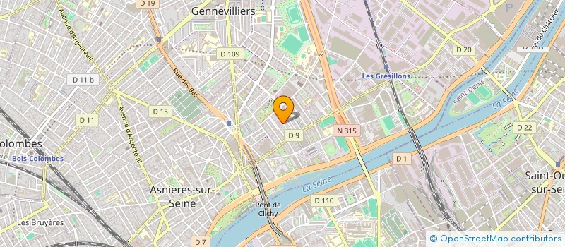 localisation de l'entreprise ATELIER MC à GENNEVILLIERS