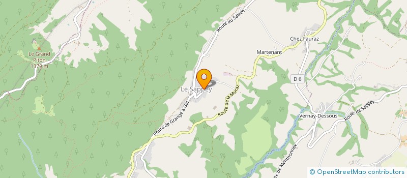 localisation de l'entreprise ATELIER MECA PRO  LE SAPPEY