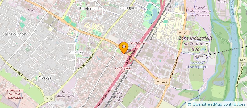 localisation de l'entreprise ATELIER MECA SERVICE à TOULOUSE