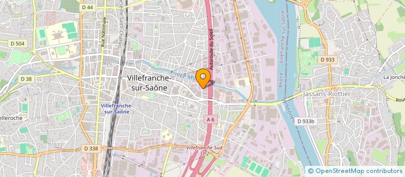 localisation de l'entreprise ATELIER MECANIQUE CALADOIS LAMECA  VILLEFRANCHE-SUR-SAONE