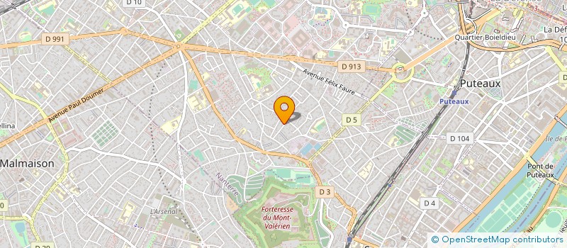 localisation de l'entreprise ATELIER MECANIQUE DE NANTERRE à NANTERRE