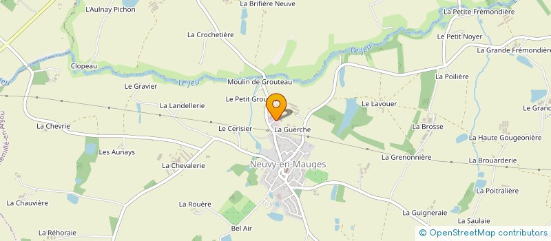 localisation de l'entreprise ATELIER MECANIQUE DES MAUGES A2M à CHEMILLE-EN-ANJOU