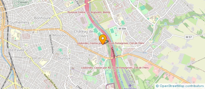 localisation de l'entreprise ATELIER MECANIQUE DU SUD OUEST à TOULOUSE