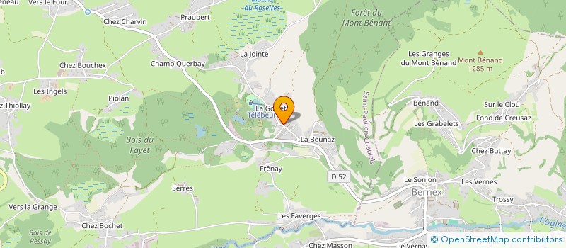 localisation de l'entreprise ATELIER MECANIQUE JACQUIER  SAINT-PAUL-EN-CHABLAIS