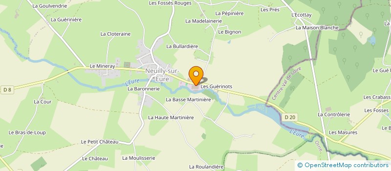localisation de l'entreprise ATELIER MECANIQUE PRECISION JUSSEAUME à LONGNY LES VILLAGES