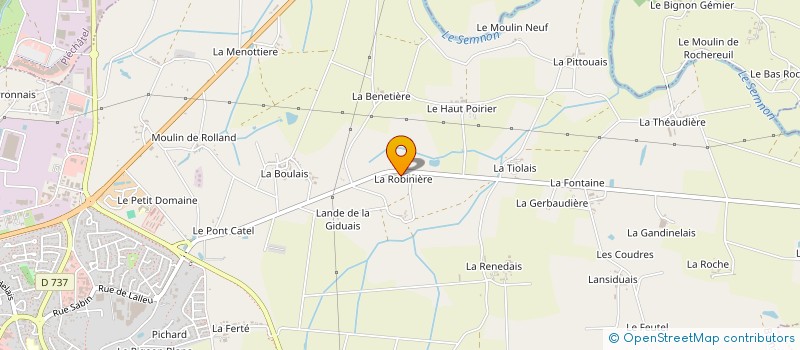 localisation de l'entreprise ATELIER MENGARD INVEST  BAIN-DE-BRETAGNE