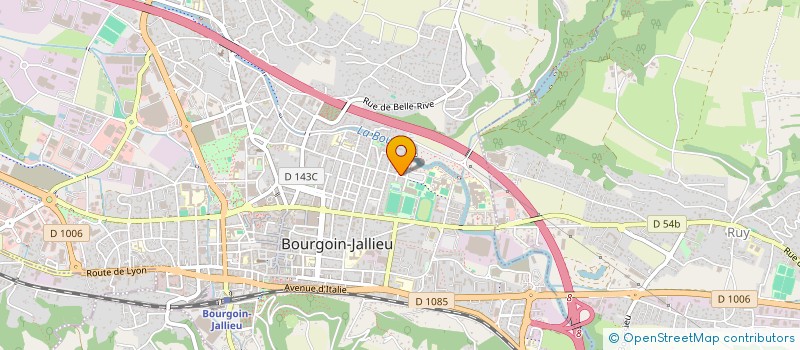 localisation de l'entreprise ATELIER MENUISERIE VAVA à BOURGOIN-JALLIEU