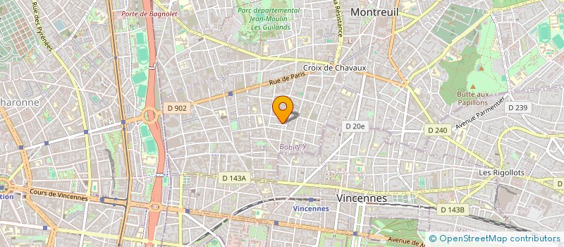 localisation de l'entreprise ATELIER MEO CERAMIQUE à MONTREUIL
