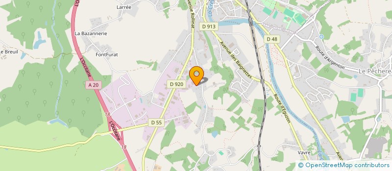 localisation de l'entreprise ATELIER METAIS à ARGENTON-SUR-CREUSE