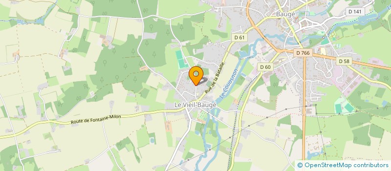 localisation de l'entreprise ATELIER METAL CREATION (AMC)  BAUGE-EN-ANJOU