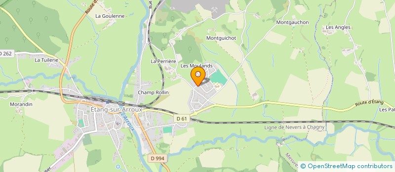 localisation de l'entreprise ATELIER METAL REPARATIONS FERRONNERIE  MESVRES