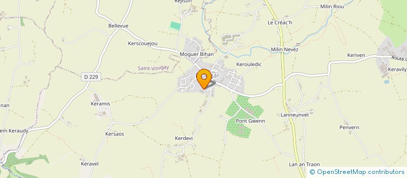 localisation de l'entreprise ATELIER METALLERIE ENAULT STEVEN  PLOUGAR