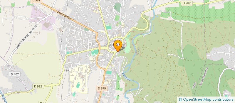 localisation de l'entreprise ATELIER METZGER  UZES