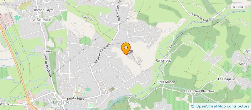 localisation de l'entreprise ATELIER MIAE  LATRESNE