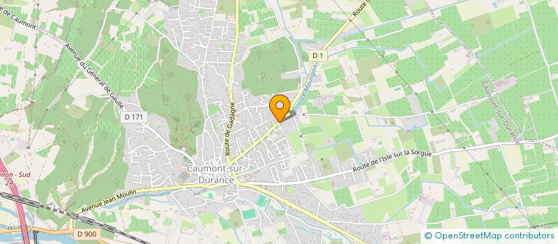 localisation de l'entreprise ATELIER MIN'ART à CAUMONT-SUR-DURANCE