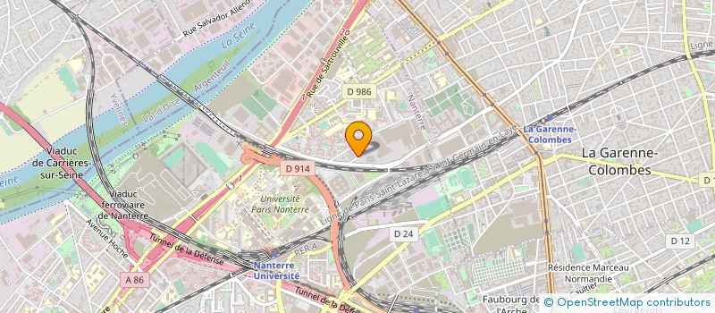 localisation de l'entreprise ATELIER MINI PARIS à NANTERRE