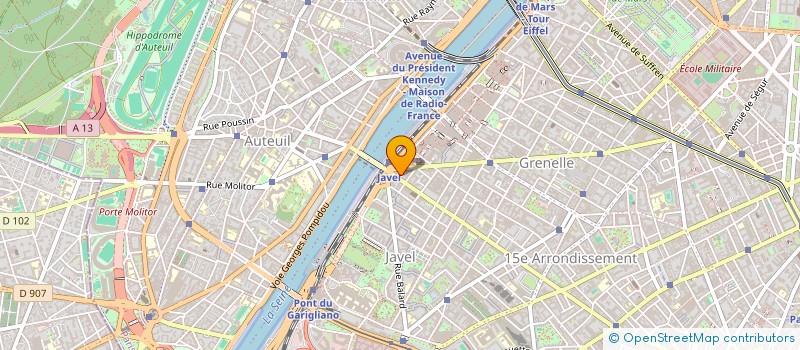 localisation de l'entreprise ATELIER MIRABEAU  PARIS