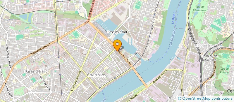 localisation de l'entreprise ATELIER MIRE  BORDEAUX