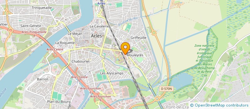 localisation de l'entreprise ATELIER MIX à ARLES