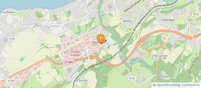localisation de l'entreprise ATELIER MLD à THONON-LES-BAINS