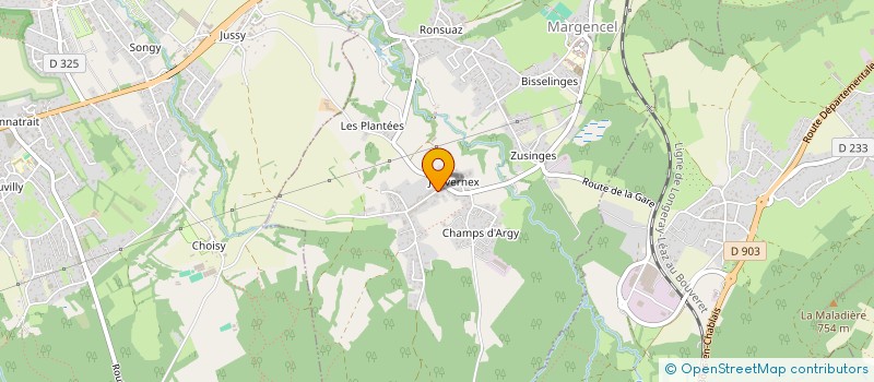 localisation de l'entreprise ATELIER MOBILE DU CHABLAIS  MARGENCEL