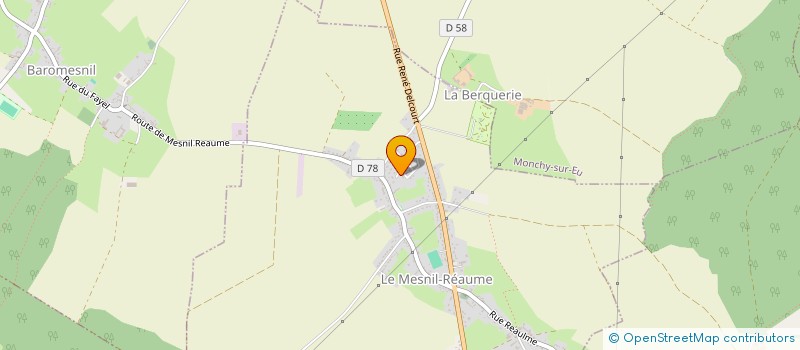 localisation de l'entreprise ATELIER MOBILE DU CYCLE  LE MESNIL-REAUME