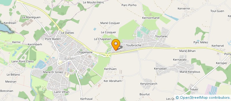 localisation de l'entreprise ATELIER MOBILE DU MARIN  BADEN