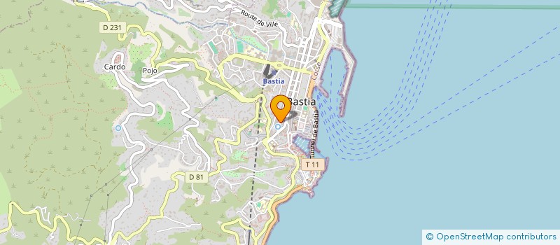 localisation de l'entreprise ATELIER MORELLI AUTO à BASTIA