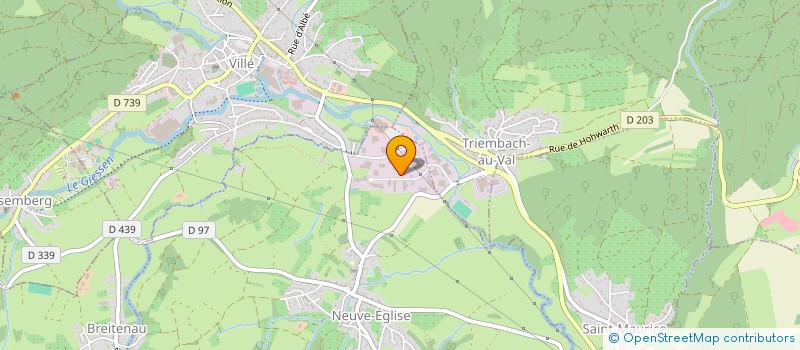 localisation de l'entreprise ATELIER MORITZ  NEUVE-EGLISE