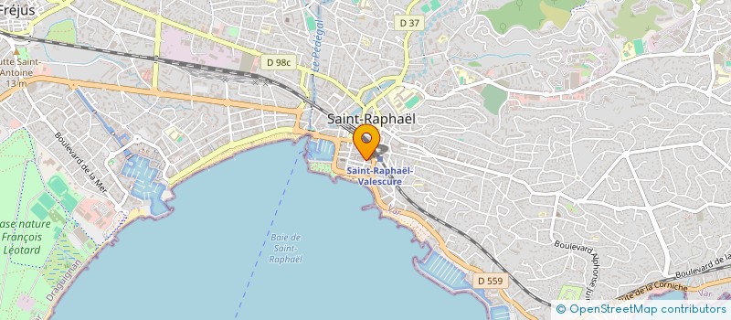 localisation de l'entreprise ATELIER MOUGIN à SAINT-RAPHAEL