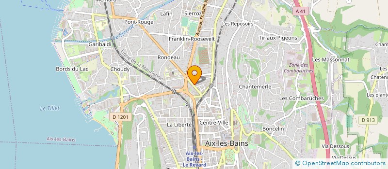 localisation de l'entreprise ATELIER MOUTOT à AIX-LES-BAINS