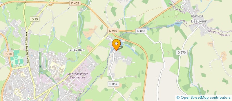 localisation de l'entreprise ATELIER MUSIC LOISIR & ORGANIS SPECTAC à LA FERTE MACE