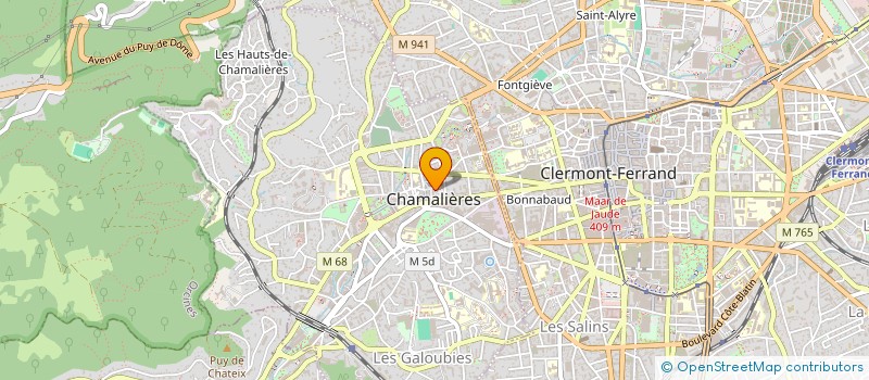 localisation de l'entreprise ATELIER MUSICAL CARL ORFF à CHAMALIERES