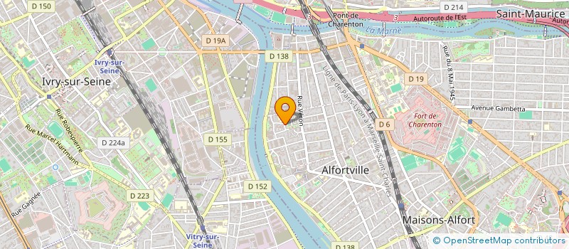 localisation de l'entreprise ATELIER MUSICOLUDIK à ALFORTVILLE