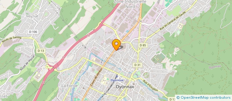 localisation de l'entreprise ATELIER MY PERFORMANCE à OYONNAX