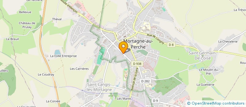 localisation de l'entreprise ATELIER N 9 à MORTAGNE-AU-PERCHE