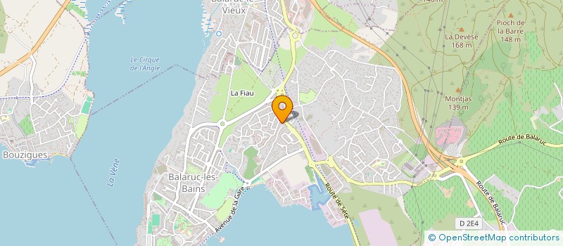 localisation de l'entreprise ATELIER N'O  BALARUC-LES-BAINS