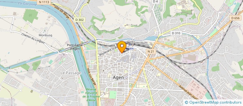 localisation de l'entreprise ATELIER NADAI  AGEN