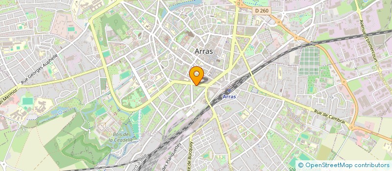 localisation de l'entreprise ATELIER NATHAO à ARRAS