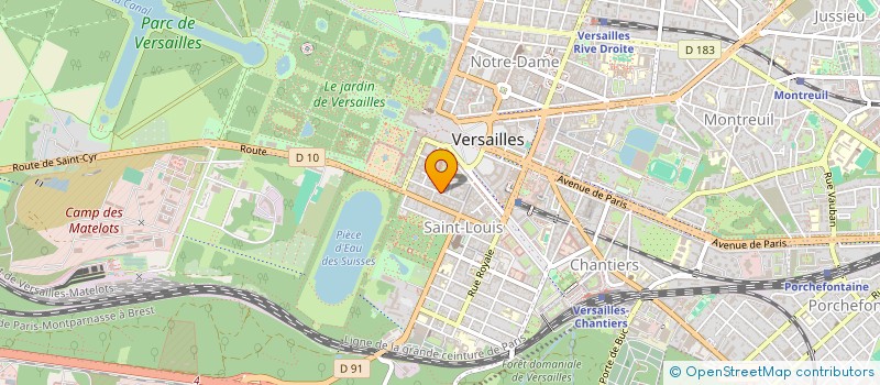 localisation de l'entreprise ATELIER NAURHTICA à VERSAILLES