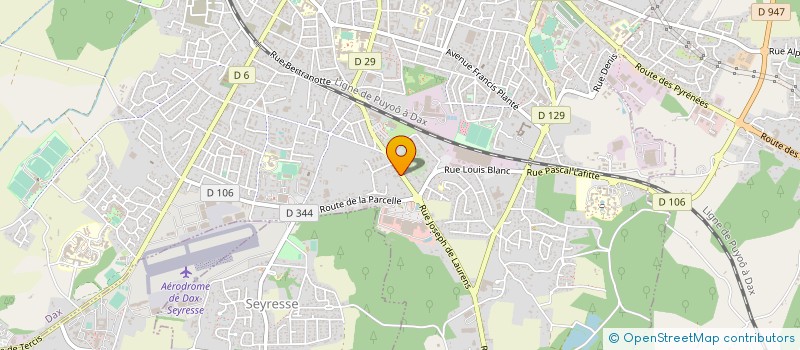 localisation de l'entreprise ATELIER NECTOUX COMPTOIRS EN ETAIN  DAX