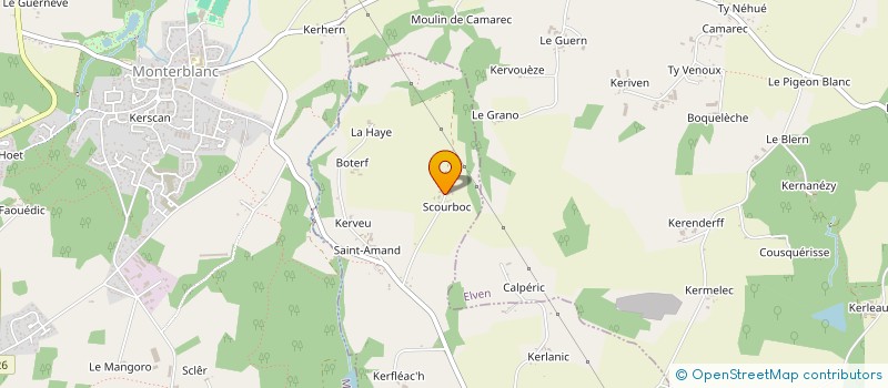 localisation de l'entreprise ATELIER NEIZH  SAINT-NOLFF