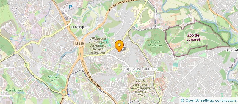 localisation de l'entreprise ATELIER NEUF DIXIEMES  MONTPELLIER