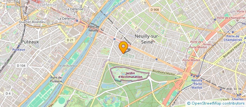 localisation de l'entreprise ATELIER NEUILLEEN SCULPTURE CERAMIQUE à NEUILLY-SUR-SEINE
