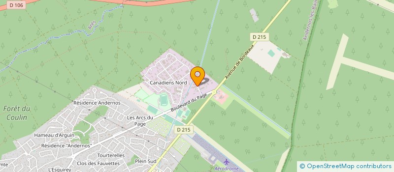 localisation de l'entreprise ATELIER NICAUDIE à ANDERNOS-LES-BAINS