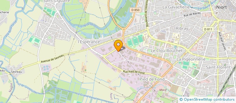 localisation de l'entreprise ATELIER NIORTAIS à NIORT