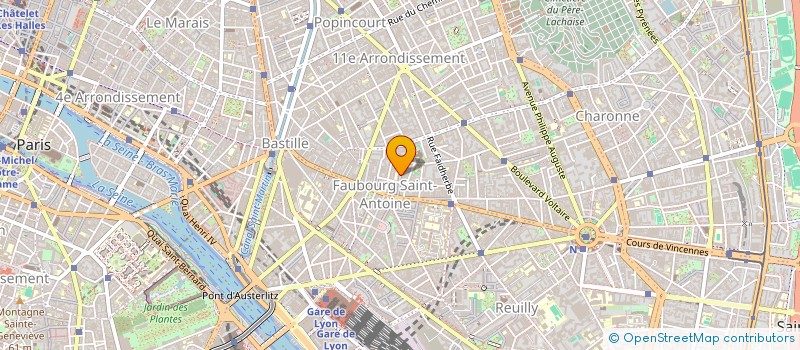 localisation de l'entreprise ATELIER NORD SUD  PARIS