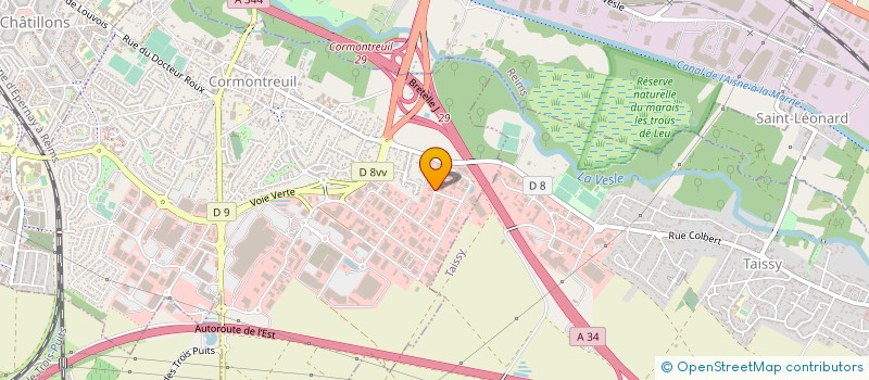 localisation de l'entreprise ATELIER NUANCE  VADENAY